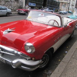Lipstick Red Vintage Car